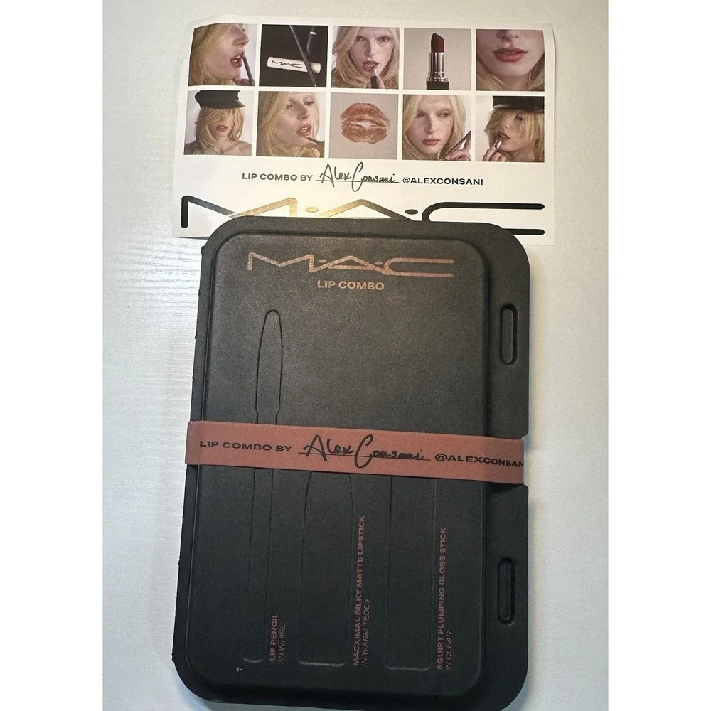 NIB Limited Edition MAC Cosmetics Lip Combo By Alex Consani (2025)